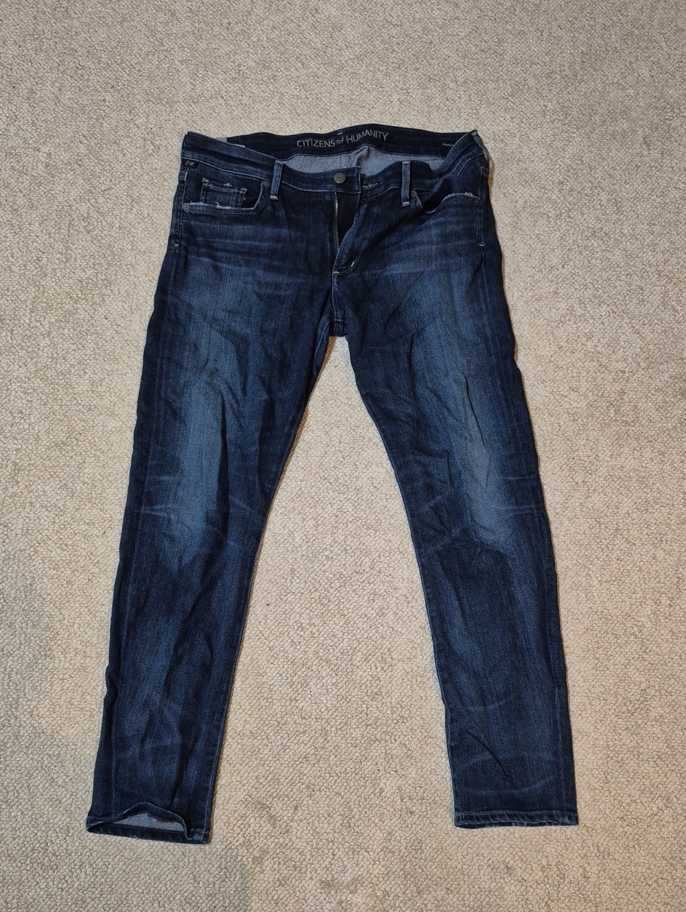 Citizens of Humanity Arielle Petite Mid Rise Slim Jeans – Size 32 – Dark Wash